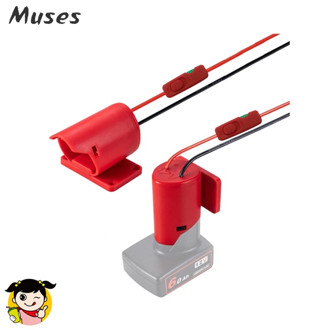 Bộ Chuyển Đổi Pin Với Lỗ Cố Định Tương Thích Với Milwaukee 12v M12