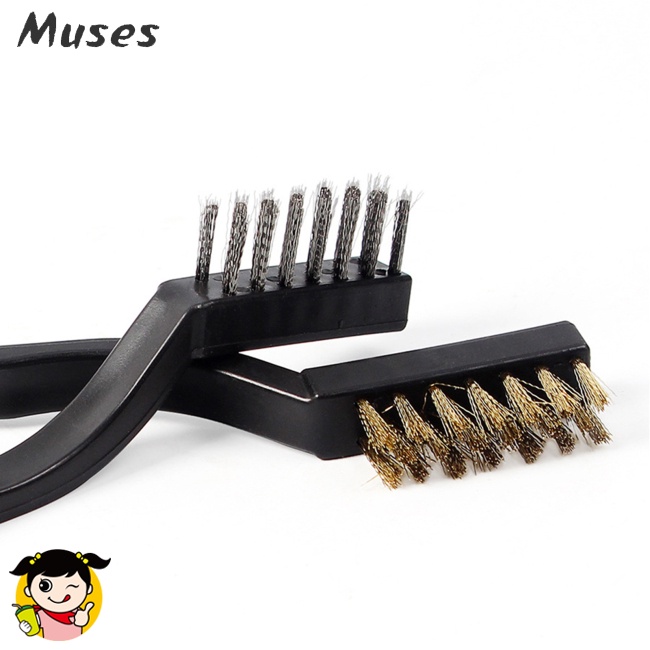 Bộ 20 Bàn Chải Sợi Đồng 10 Sợi Thép Không Gỉ Nhỏ Làm Sạch Vết Hàn