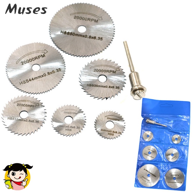 Set 7 Lưỡi Cưa Điện Hss 3.2mm / 6mm Chất Lượng Cao