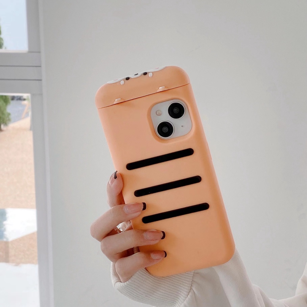 Ốp Điện Thoại TPU Silicon Mềm Chống Sốc In Họa Tiết Hoạt Hình 3D Cho iPhone 14 13 12 11 Pro Max