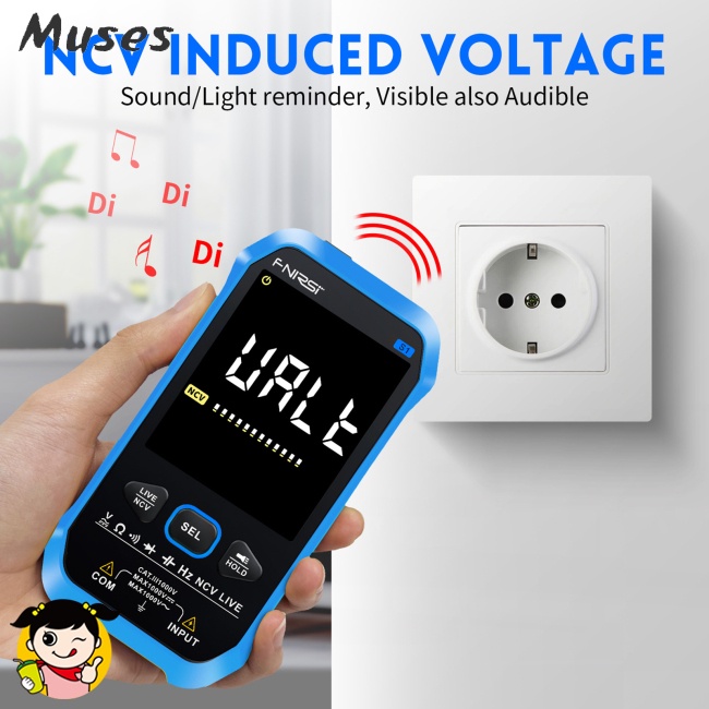 Đồng Hồ Vạn Năng Kỹ Thuật Số S1 Đếm 9999 Độ Chính Xác Cao Thiết Kế Nhỏ Gọn Siêu Mỏng Tiện Dụng Cho Gia Đình