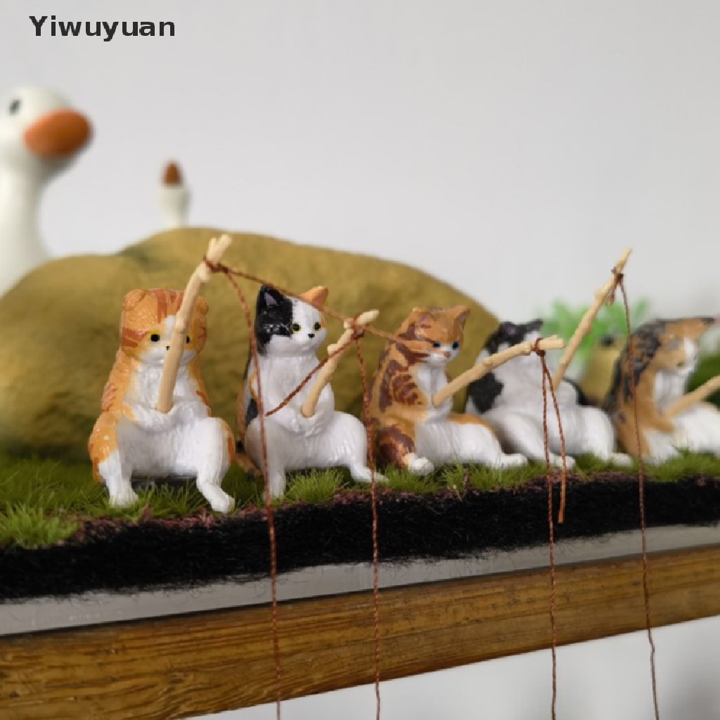 1 Sản Phẩm Trang Trí Hồ Cá Hình Mèo Hoạt Hình