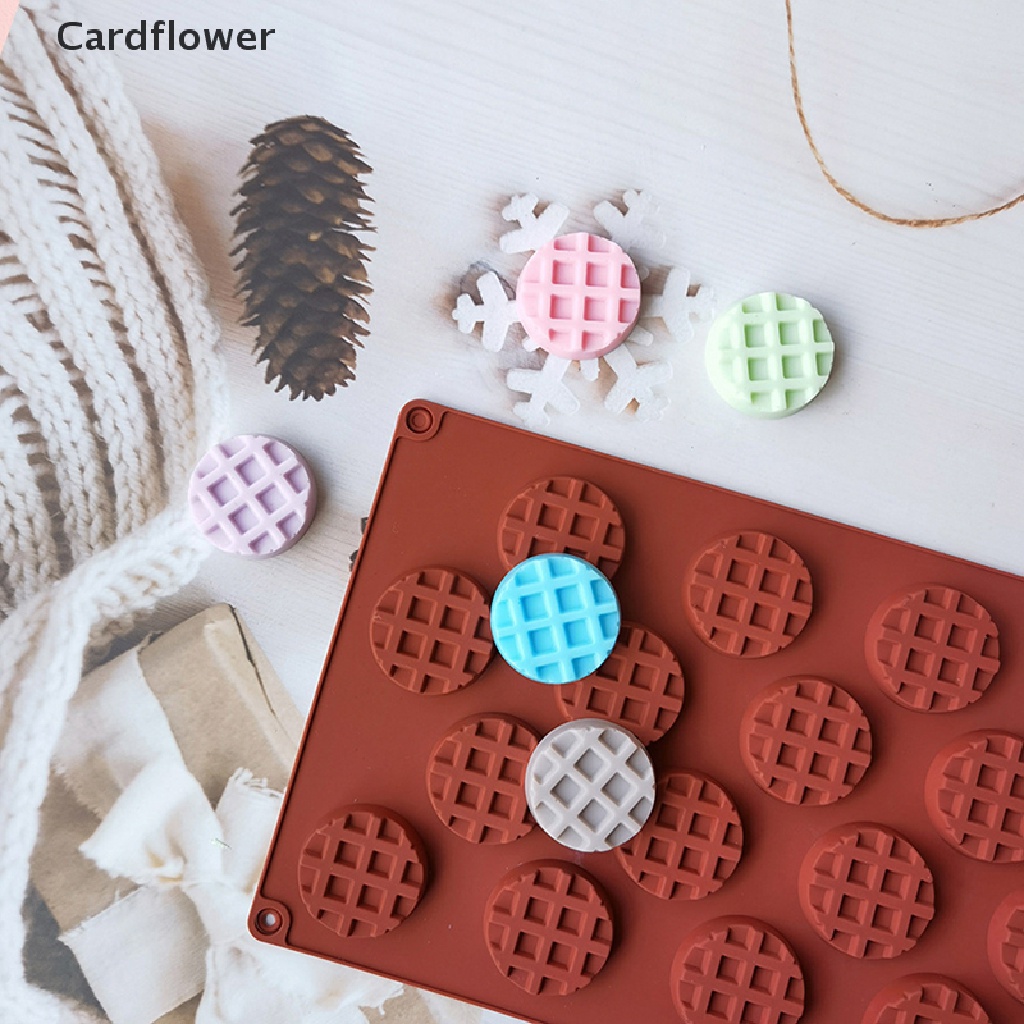 Khuôn Làm Bánh Waffle Hình Tròn Bằng Silicone DIY