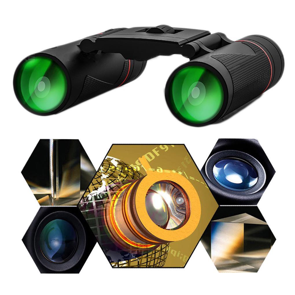 Ống Nhòm HD 10x22 Chống Thấm Nước Hình Tròn Màu Đỏ Tiện Dụng Mang Theo Du Lịch / Leo Núi / Thể Thao