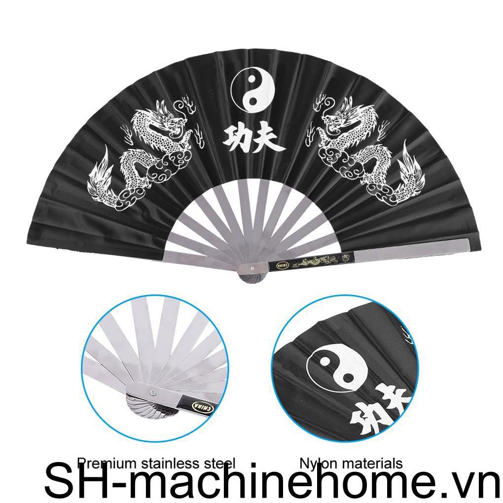 Quạt Gấp Bằng Thép Không Gỉ Dùng Để Biểu Diễn Nhảy Múa Kung Fu