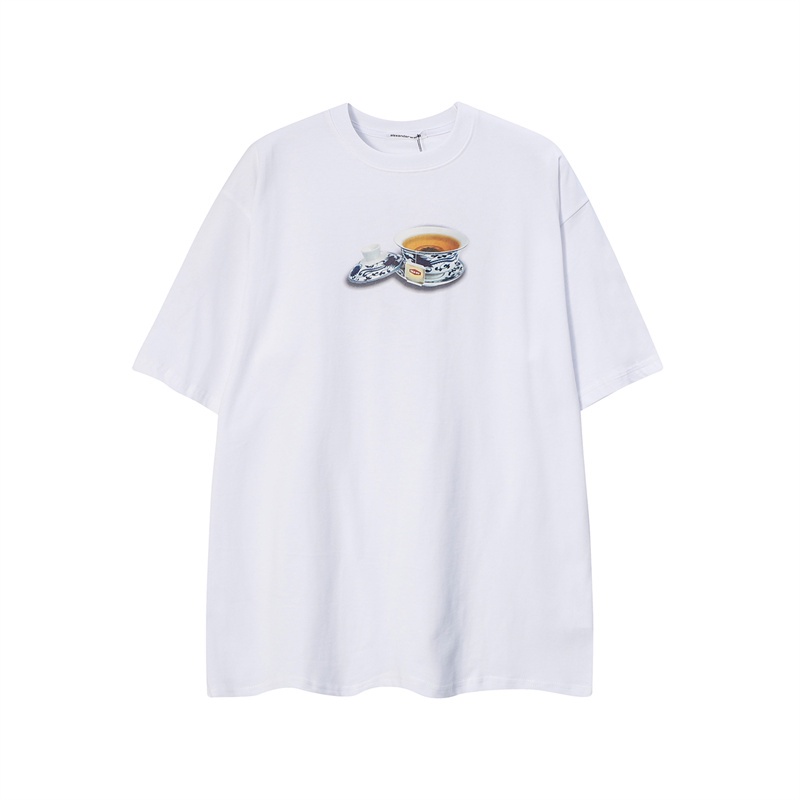 Áo Thun Tay Ngắn Cổ Tròn Chất Liệu Cotton Plus Size Cho Nam Nữ