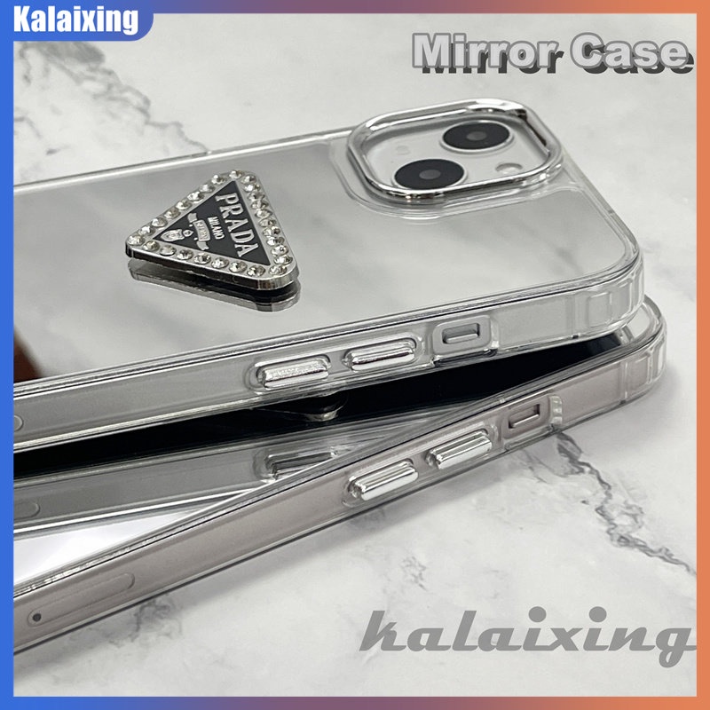 PRADA Ốp Lưng In Họa Tiết Dành Cho Điện Thoại iPhone 14 13 Pro Max 11 12 Pro Max Xr Xs Max X