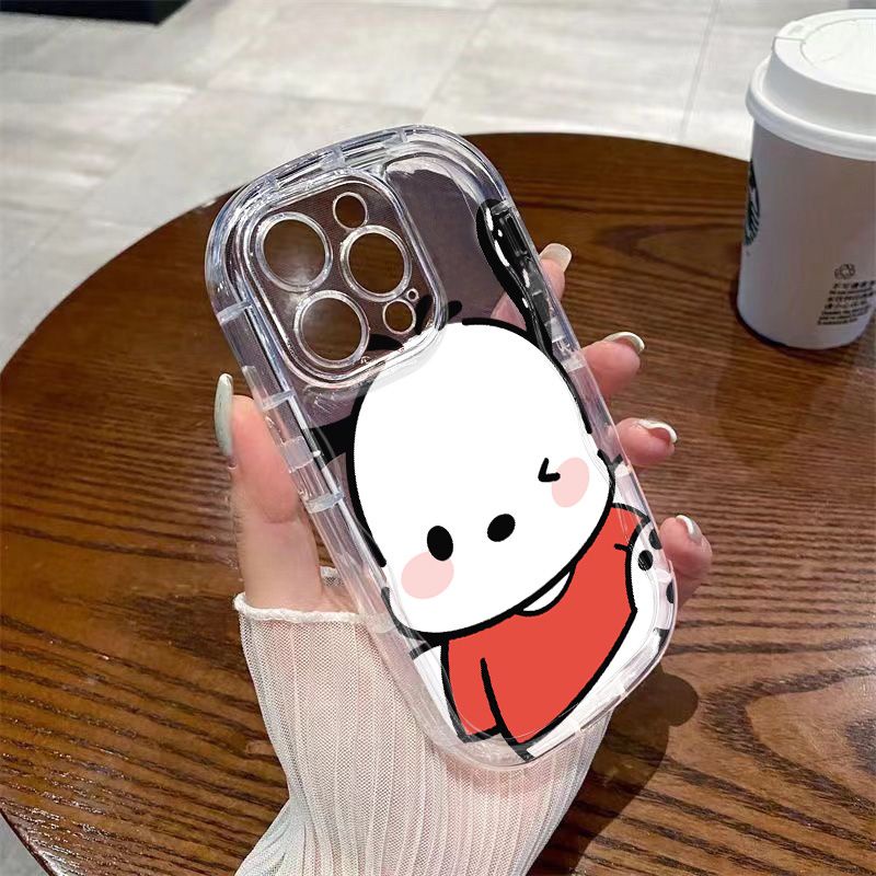 ✅Ốp Điện Thoại Mềm Trong Suốt Chống Sốc Hình Cún Pacha Cho Iphone 11xs promax7 1213iPhone14 / 8p xr