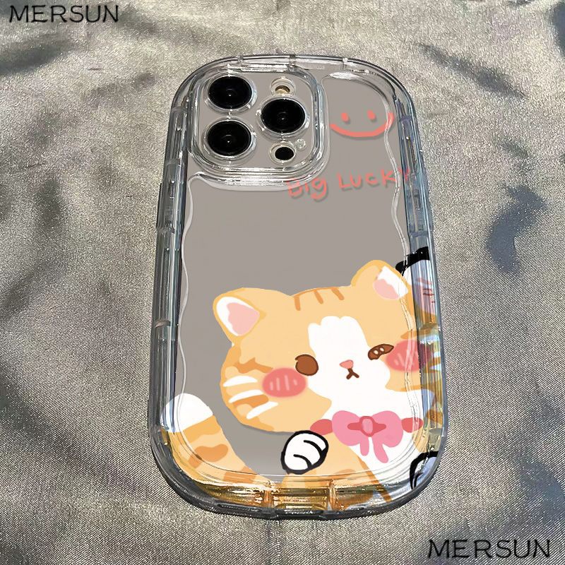 ✅Ốp Điện Thoại Mềm Trong Suốt Chống Sốc In Hình Mèo Vàng 90QN Cho Iphone Xs Xsmax127Xr / / 8p1311
