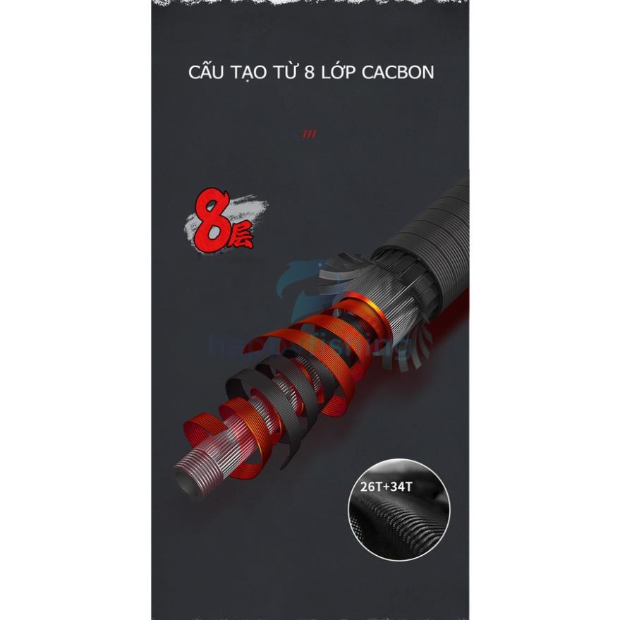 cần câu tay MC phục ma khinh lượng tải tĩnh 3000g