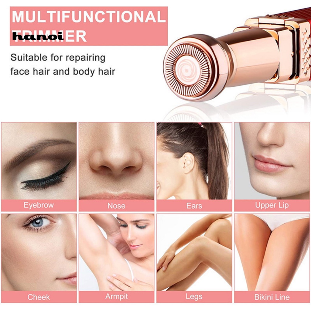 Máy Tỉa Lông Mày Chống Thấm Nước Đa Năng Thiết Kế Nhỏ Gọn Tiện Dụng