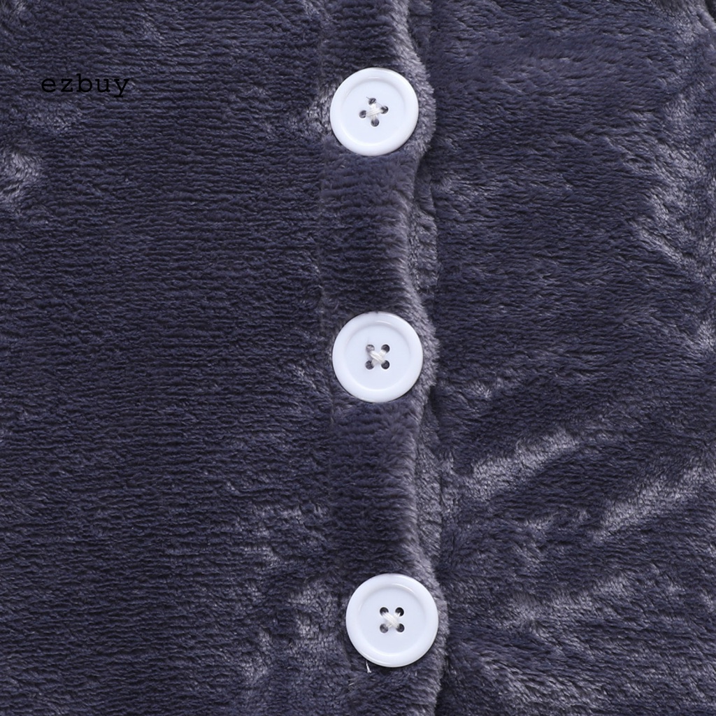 Bộ Áo Liền Quần Bằng Cotton Giữ Ấm Có Nón Trùm Đầu Thoáng Khí Dành Cho Bé Sơ Sinh