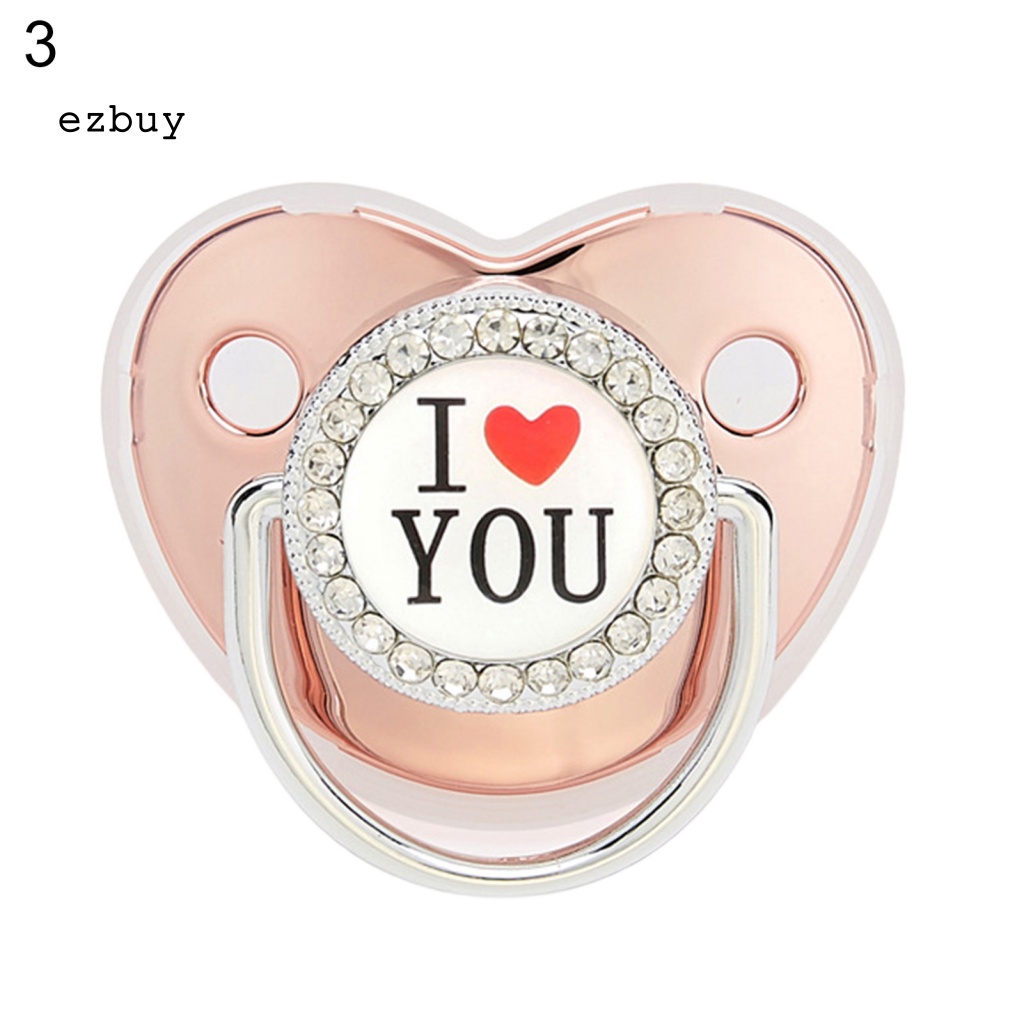 Núm Ti Giả Bằng Silicone Hình Trái Tim Có Thể Tái Sử Dụng Cho Bé