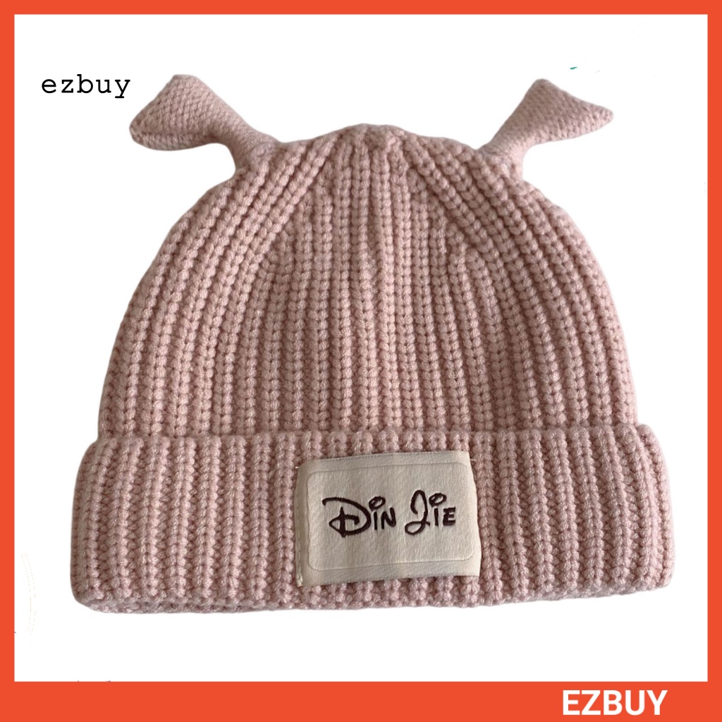 [EY] Mũ Beanie Đan Sợi Nhiều Màu Sắc Ấm Áp Tối Giản Thoáng Khí Ấm Áp Hợp Thời Trang Dành Cho Trẻ Sơ Sinh Đi Ra Ngoài