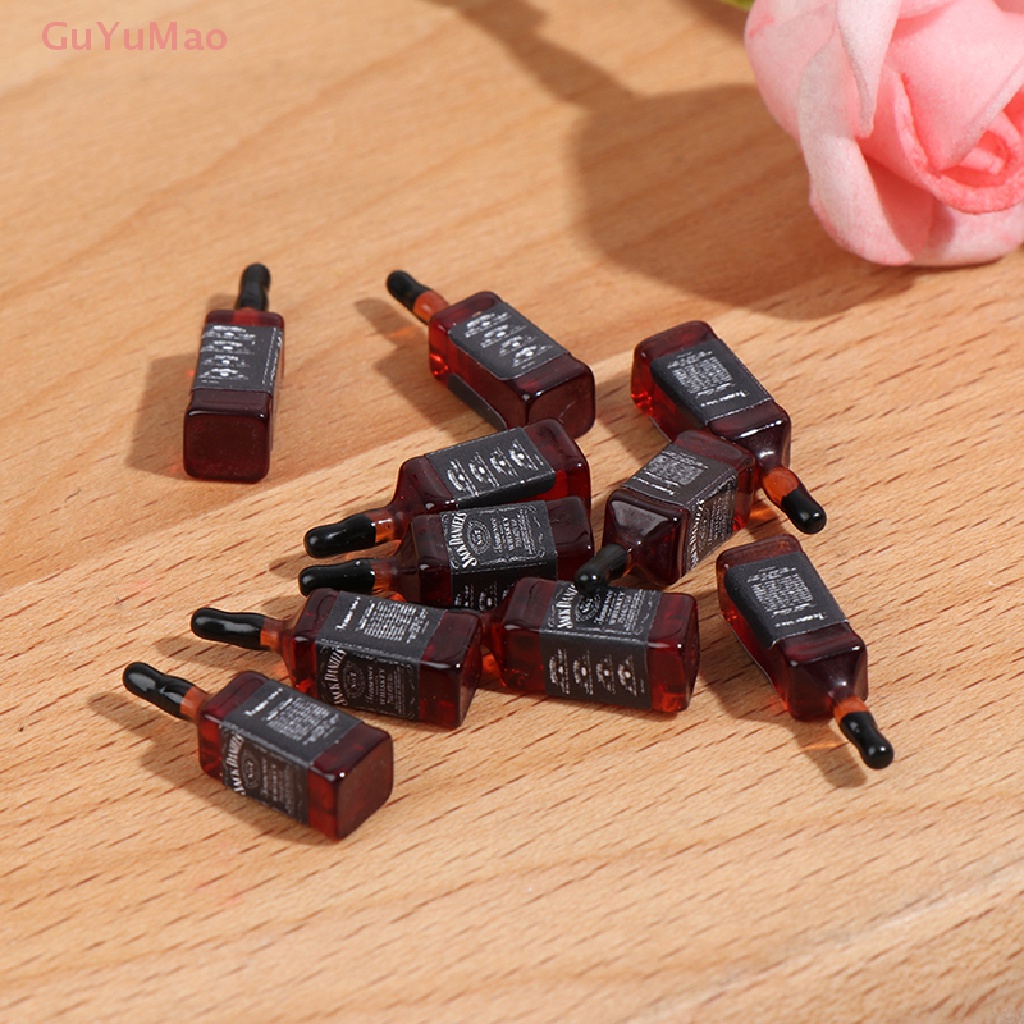 Set 10 Chai Rượu Mini Trang Trí Nhà Búp Bê
