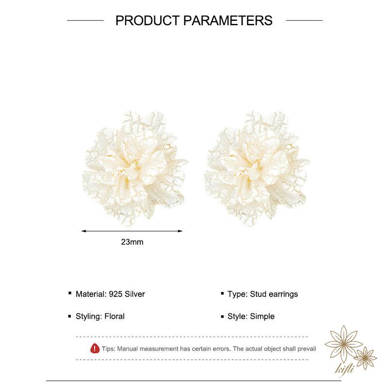 Khuyên Tai Kim Bạc Hình Hoa Nhỏ Đơn Giản Tươi Mới Đơn Giản Dễ Phối Đồ Cho Nữ