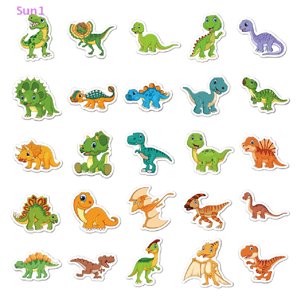 Set 50 Sticker Dán Trang Trí Hình Động Vật Biển Độc Đáo