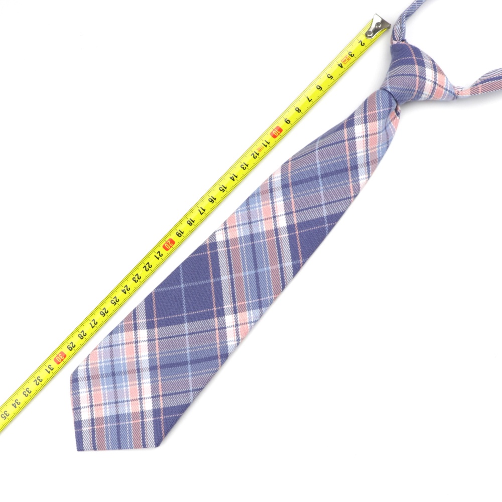 Cà Vạt Đồng Phục Học Sinh Họa Tiết Kẻ Sọc Caro 7cm Thời Trang