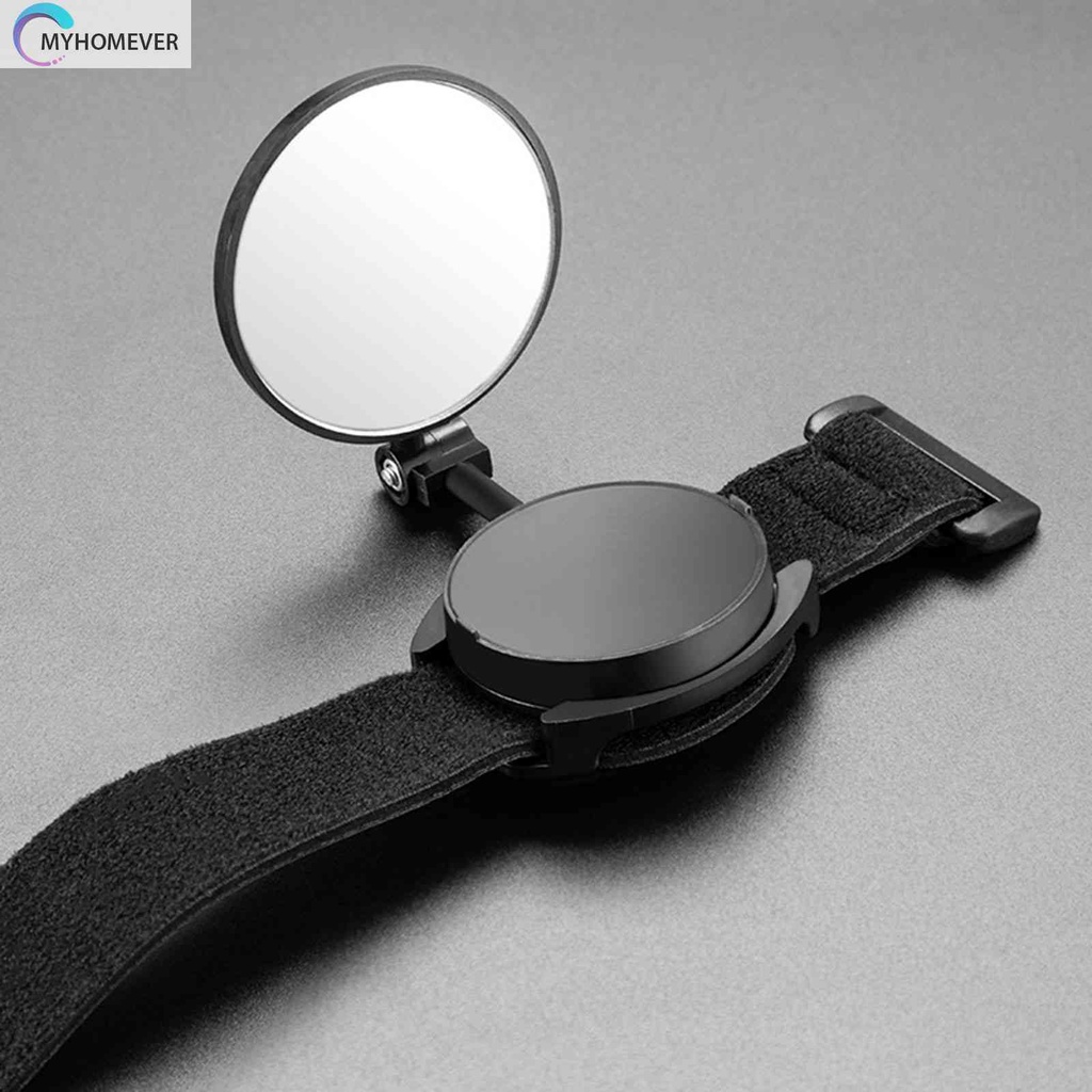 Gương Chiếu Hậu Xe Đạp Kèm Dây Đeo Cổ Tay Bảo Vệ Cánh Tay