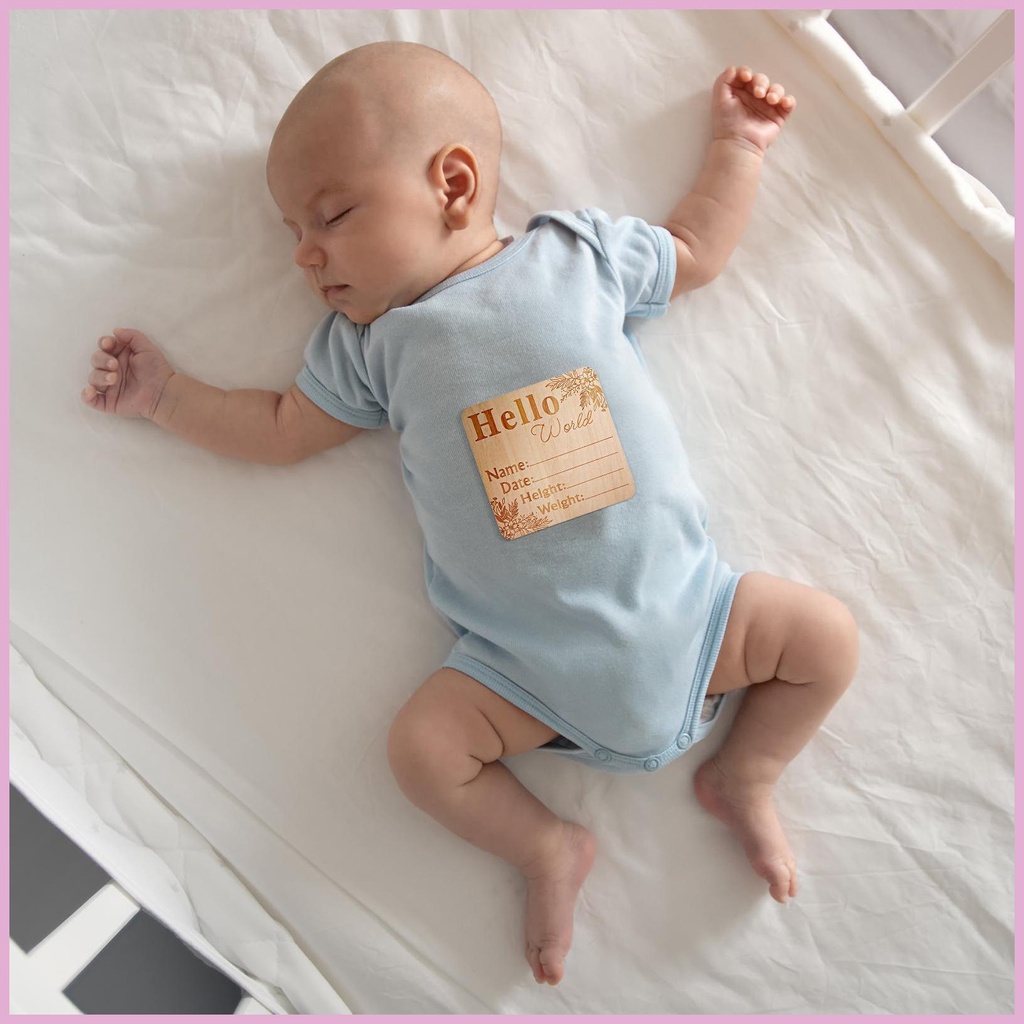 Bảng Thông Báo Ghi Chú Em Bé Bằng Dấu Tay Và Dấu Chân