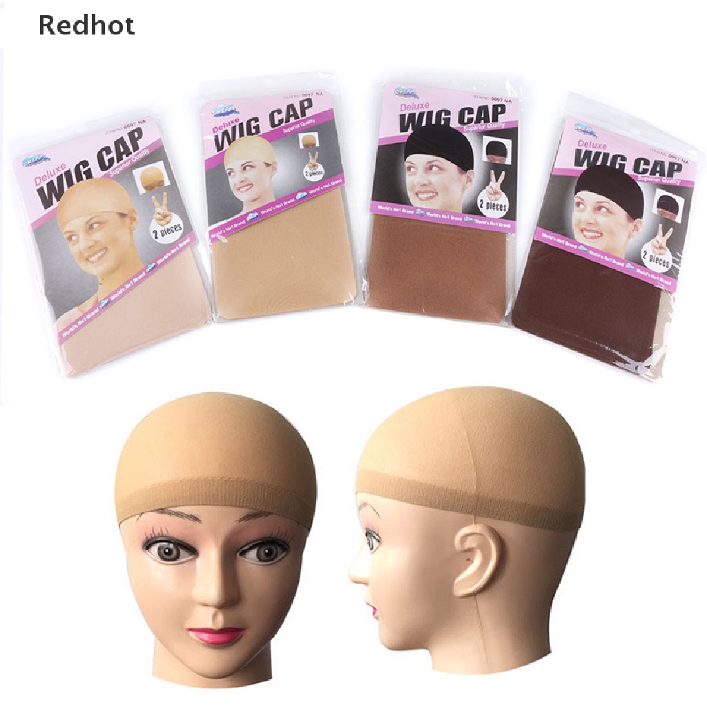 < Redhot > Mũ Đội Tóc Giả Bằng Ren Lưới Màu Đen Chất Lượng Cao Dành Cho Nữ Giảm Giá