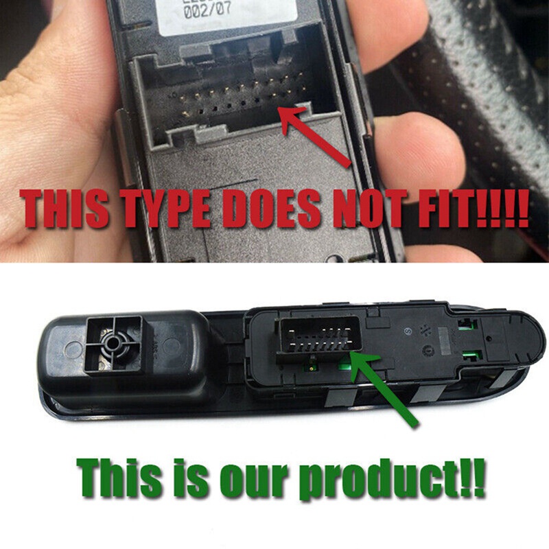 Công Tắc Điều Khiển Cửa Sổ Xe Hơi 6554.Qk 6554.Ốp Điện Thoại Cho Peugeot 207 207Cc Citroen C3 Picasso