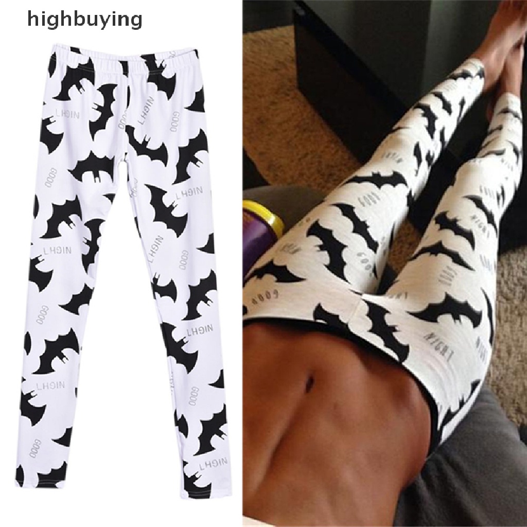 Quần Legging Dài Họa Tiết In Thời Trang Cho Nữ