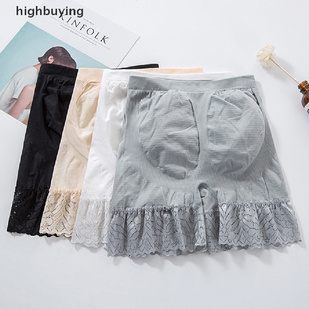 Quần Lót Boxer Lưng Cao Không Đường May Mặc An Toàn Cho Nữ