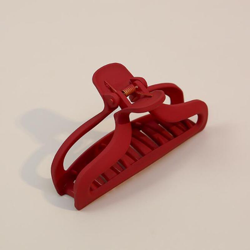 Kẹp Tóc Đuôi Ngựa Màu Trơn Thiết Kế Đục Lỗ Thời Trang Cho Nữ Giá Đỡ