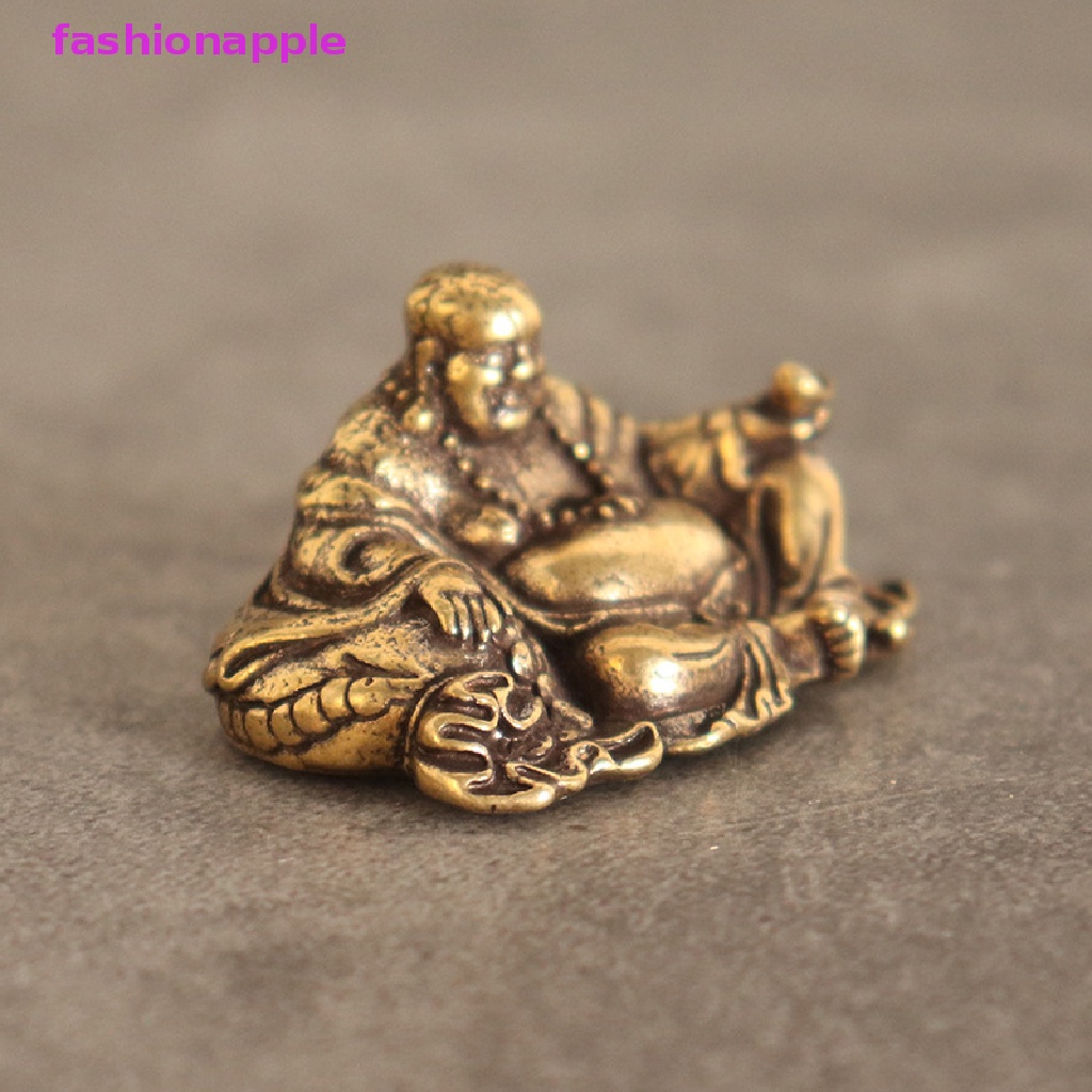 Tượng Phật Di Lặc Nhỏ Bằng Đồng Nguyên Chất Trang Trí Nhà Cửa