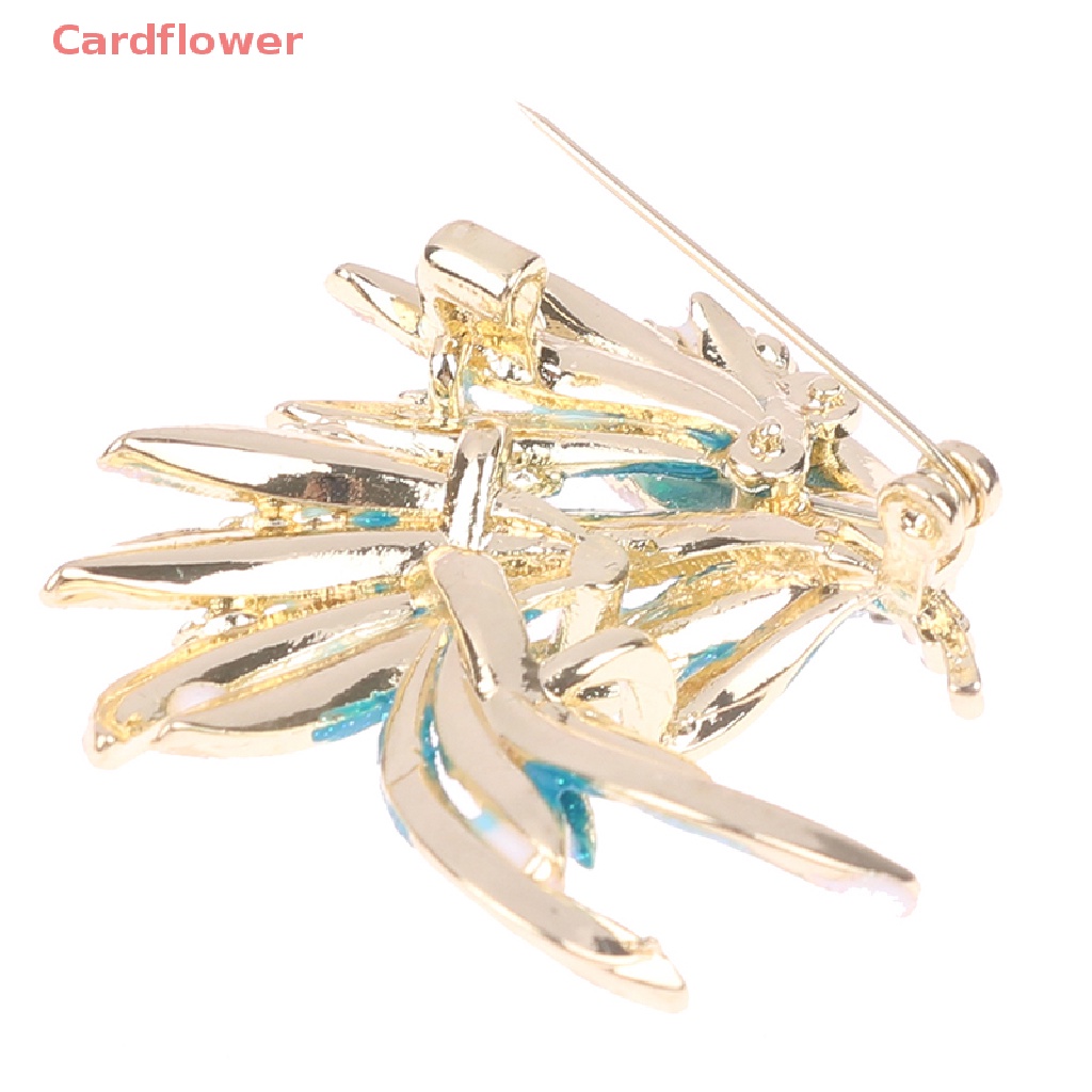 Trâm Cài Áo Hình Lông Chim Phượng Hoàng Phong Cách Retro Mới