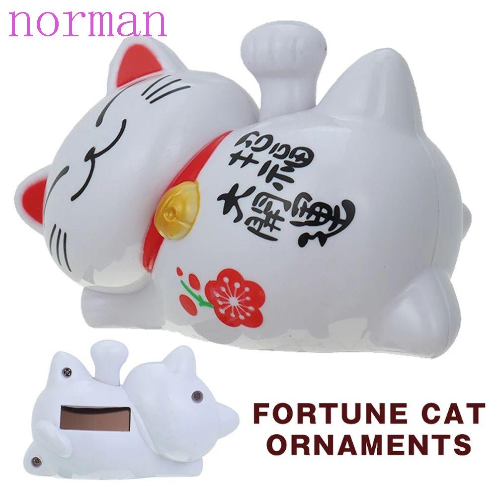 Đồ trang trí chú mèo lười hoạt hình sử dụng năng lượng mặt trời trang trí xe hơi