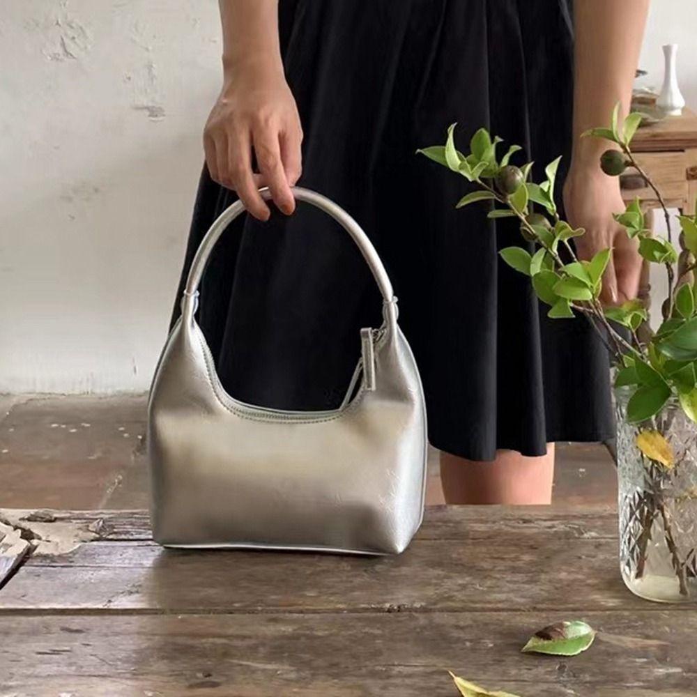 DYRUIDOJ Túi Xách Nữ Da PU Thời Trang Hình Trăng Lưỡi Liềm