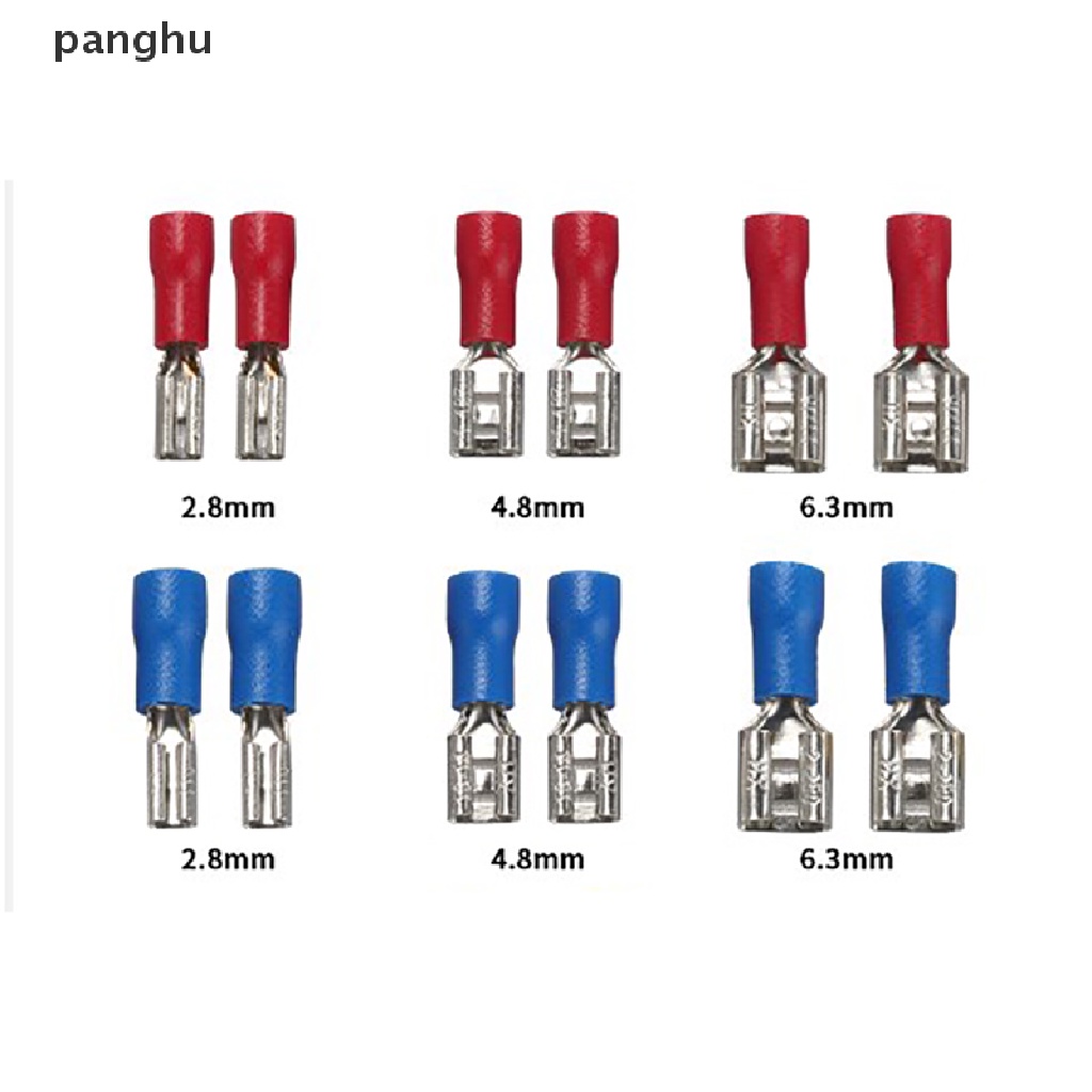 50 Đầu Nối Dây Điện Cách Nhiệt 2.8mm 4.8mm 6.3mm Chất Lượng Cao