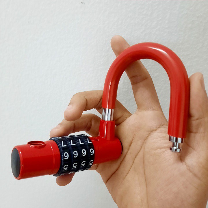 Ổ Khoá Số Chữ U HD Loại Cao Cấp - Ổ Khoá Mật Mã 4 Số An Toàn Chống Trộm, Bảo Mật Cao