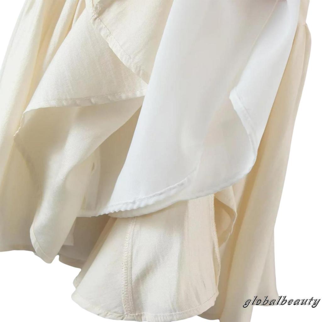 Đầm Mini Không Tay 00GB Hở Lưng Màu Trơn Thời Trang Mùa Hè Cho Nữ