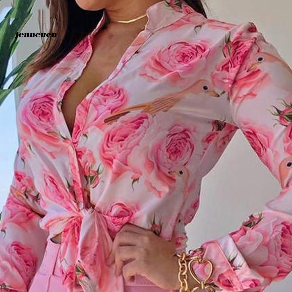 Áo Sơ Mi Tay Dài Thoáng Khí In Họa Tiết Phong Cách Cổ Điển Thời Trang Cho Nữ