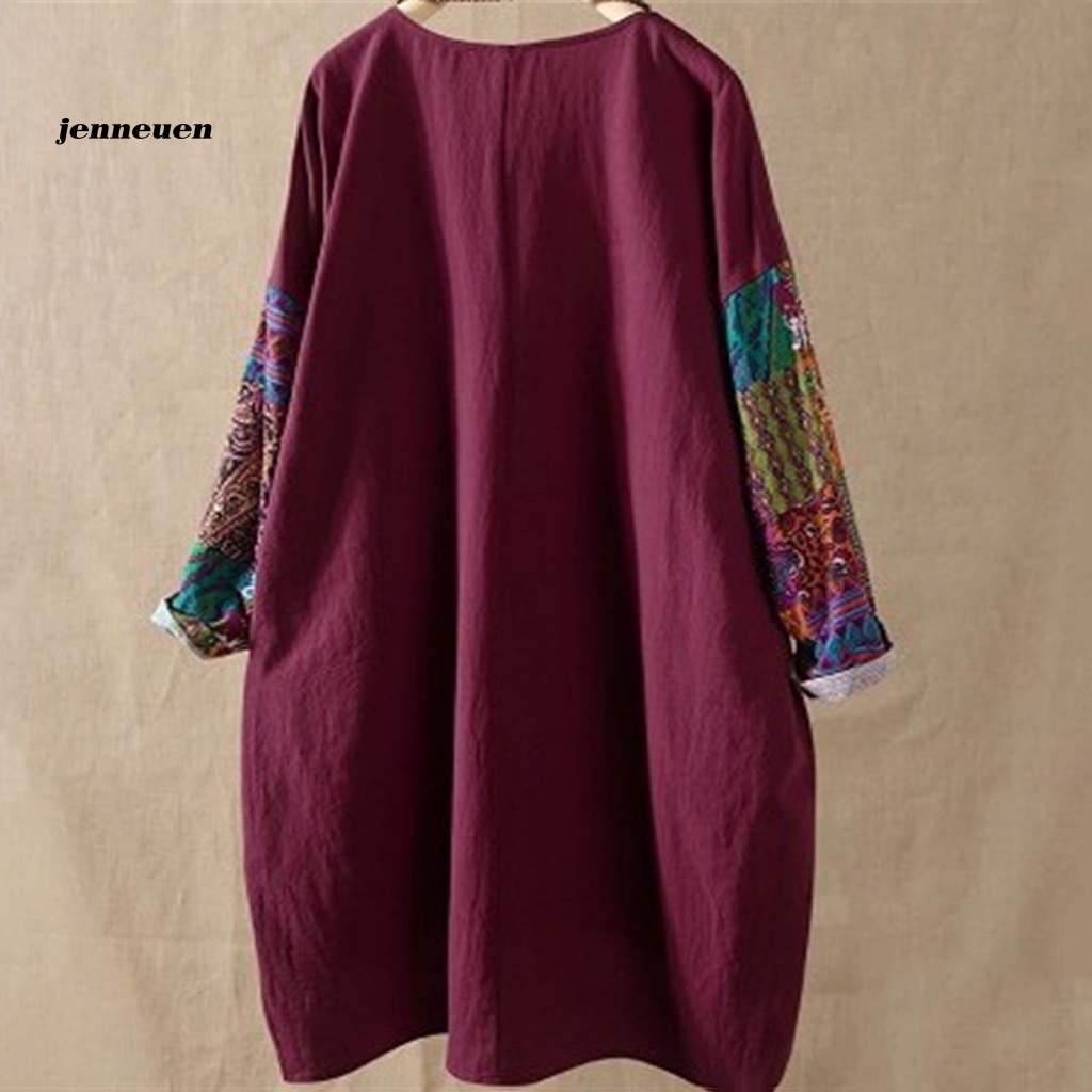 Áo Thun Cổ Tròn In Họa Tiết Nhiều Màu Sắc Thời Trang Mùa Thu Cho Nữ