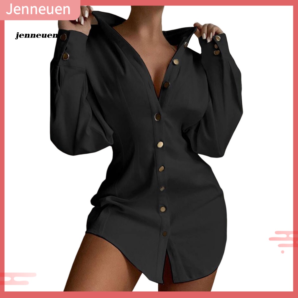 Áo Sơ Mi Dài Tay Màu Sắc Thời Trang Dành Cho Nữ