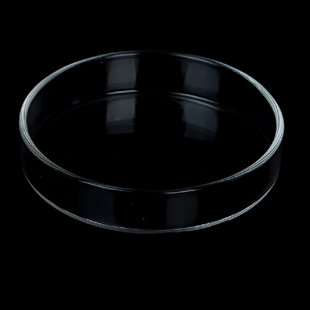 Khay Thủy Tinh Tròn Trong Suốt Đựng Thức Ăn Cho Tôm Cá