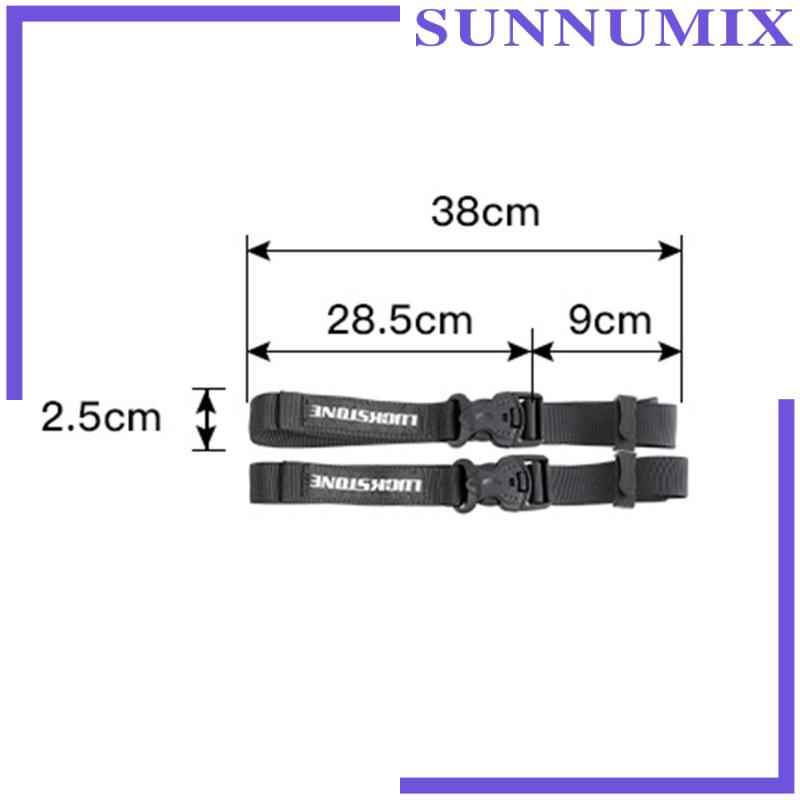 Set 2 Dây Đai Khóa Gắn Hành Lý Tháo Lắp Nhanh Tiện Dụng