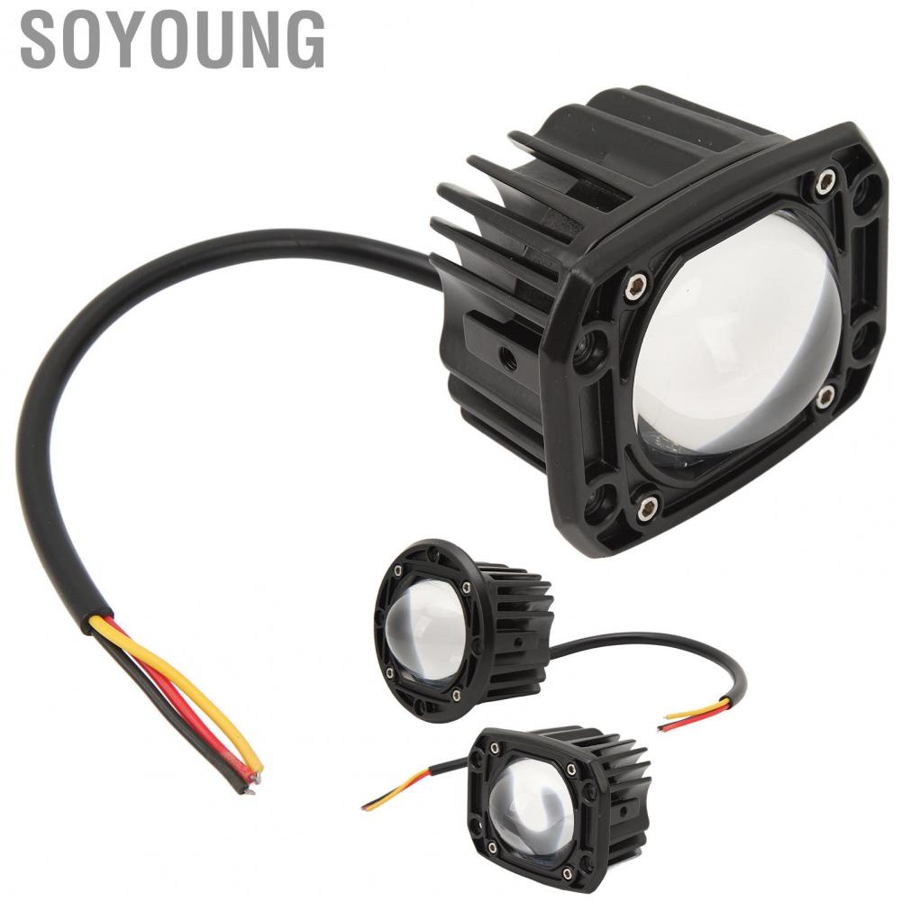 Soyoung Fog Lamp  Heat Dissipation Strong Durability Driving Lamps Aluminum Alloy 12-60V Waterproof for Truck