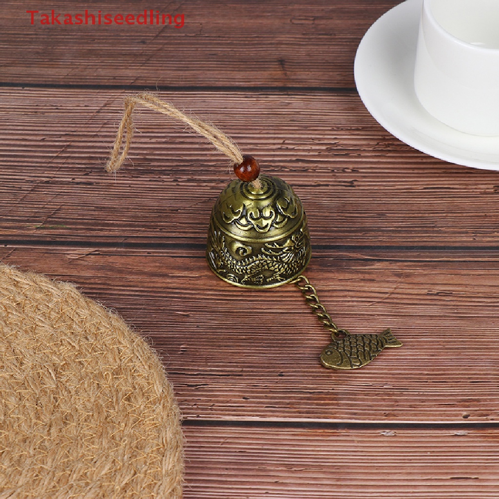 Chuông Gió Kim Loại Hình Rồng Phượng Hoàng Trang Trí Nhà Cửa Phong Cách Vintage