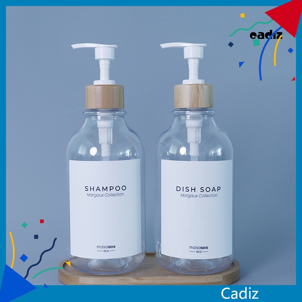 Bình Nhựa Trong Suốt 500ml Đựng Xà Phòng Dạng Nhấn Tiện Dụng