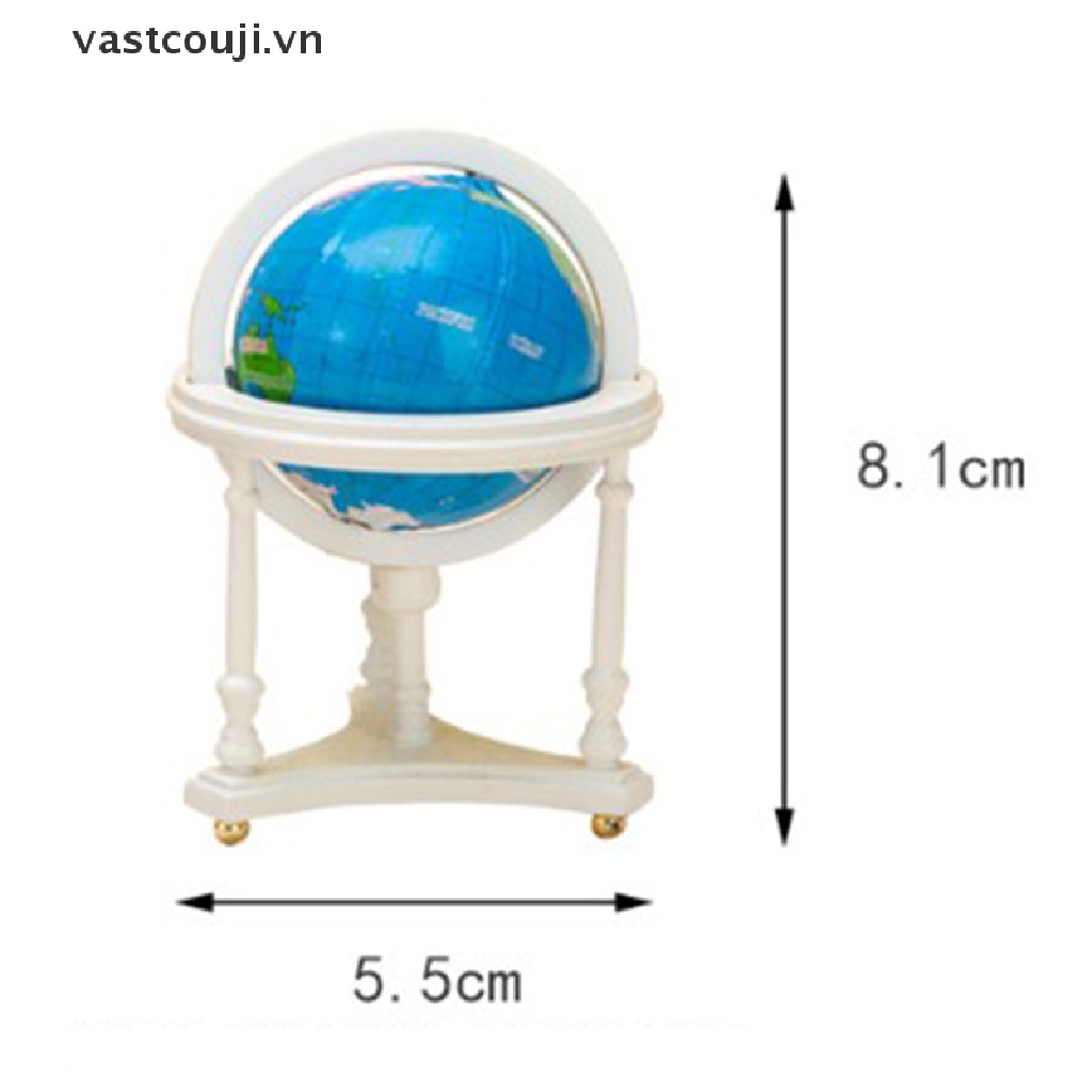 1 Mô Hình Quả Địa Cầu Mini Trang Trí Nhà Búp Bê VASTJI