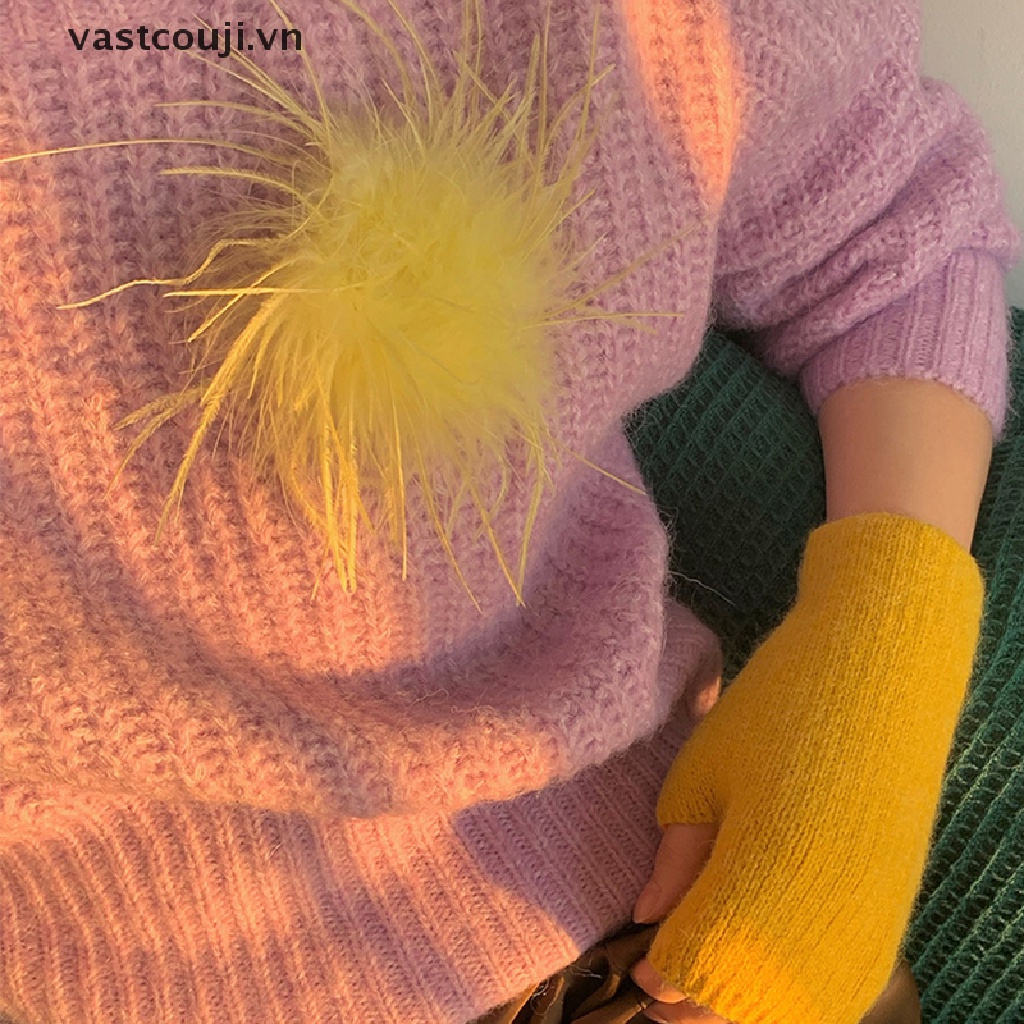 Trâm Cài Áo Hình Lông Vũ Thời Trang Dành Cho Nữ