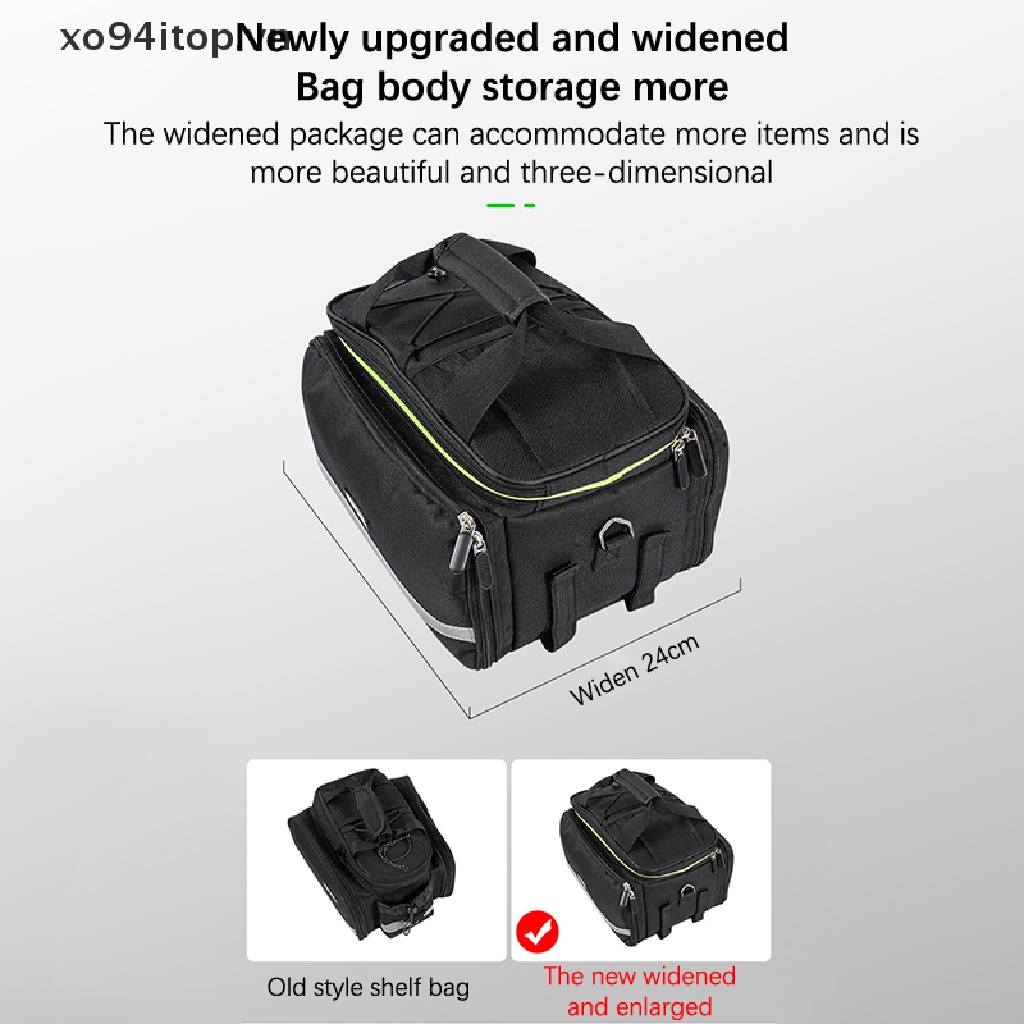 Túi Đựng Đồ Gắn Yên Sau Xe Đạp 3 Trong 1 Tiện Lợi