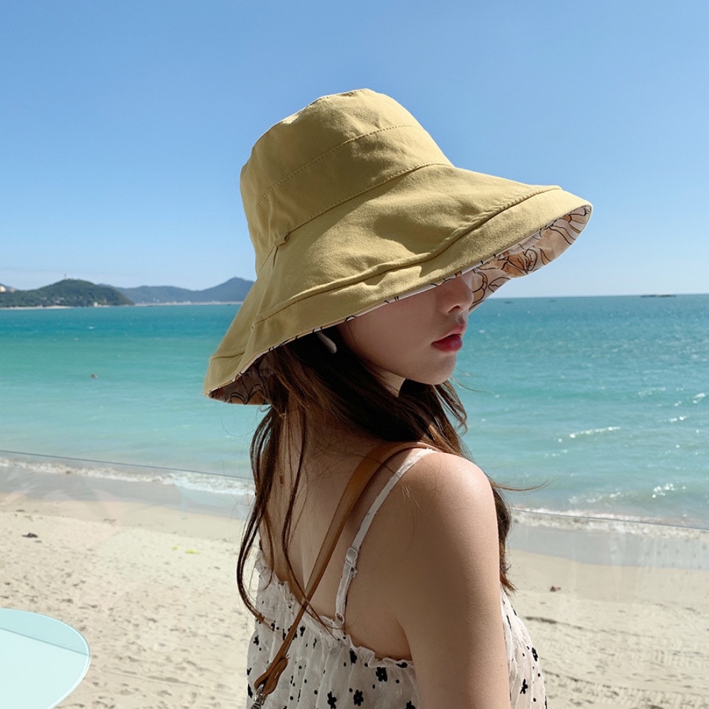 Nón tai bèo rộng vành chống nắng thời trang mùa hè phong cách Hàn Quốc cho nữ