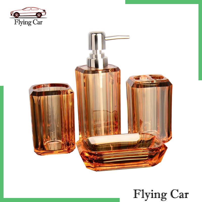 Bộ 4 Giá Đỡ Bàn Chải Đánh Răng / Chai Sữa / Kem Đánh Răng Trang Trí Nhà Cửa / Phòng Tắm Tiện Dụng