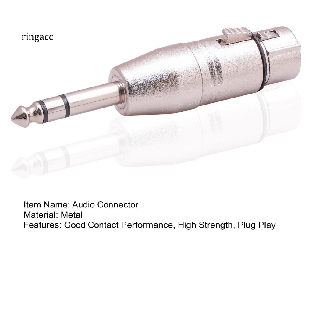 Đầu Nối Micro Âm Thanh 1 / 4 Cổng Đực Sang XLR Cái Độ Bền Cao